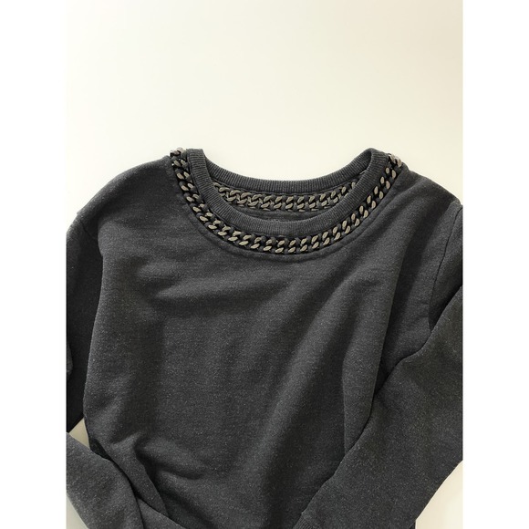 ALLSAINTS Ita Chain Sweater in‎ Gray Size 0 - Picture 5 of 8